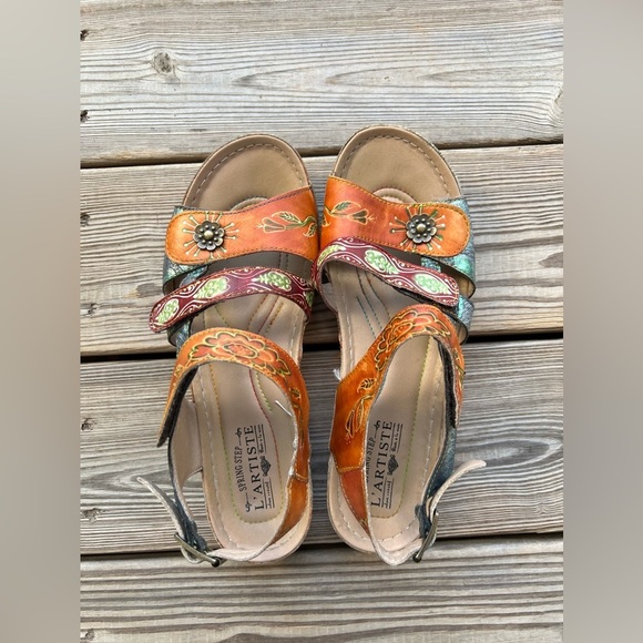 L'Artiste by Spring Step Women's Sumacah Slide Sandal Sz 42 US 10.5-11 - Picture 1 of 10